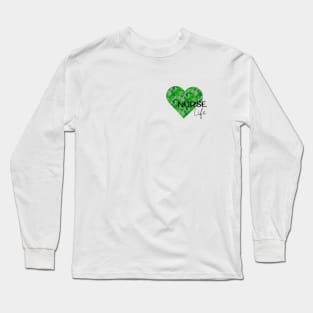 Nurse Life green camo hart design Long Sleeve T-Shirt